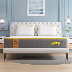 SleepyCat Ultima Mattress with AirGen™ Memory Foam | 8-inch | Medium-Soft Feel for Hotel-Like Comfort | CoolTEC™ Fabric for 4º Cooler Sleep | 10 Years Warranty (Queen Size,72x60x8 inches)