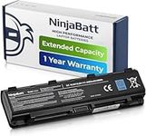 NinjaBatt Battery for Toshiba PA5024U-1BRS PABAS260 Satellite C850 C850D C855 C870 L850 L855 L870 P850 PABAS262 PA5109U-1BRS PA5026U-1BRS - High Performance [6 Cells/4400mAh/48wh]