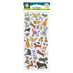 Craft Planet CPT 6561031 Fun Stickers-Dogs, Multi