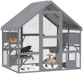PawHut 73" L Large Catio Outdoor Ca