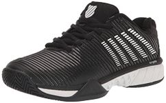 K-Swiss Men's Hypercourt Express 2 Tennis Shoe, Black/White/Highrise, 7