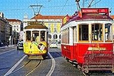 Umsufa Portugal Tram Lisbon Jigsaw 