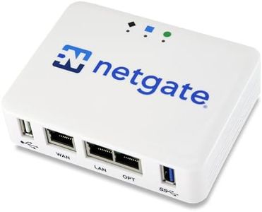 Firewall et routeur VPN PfSense+ Netgate 1100 avec processeur Double cœur Arm Cortex-A53, 1 Go RAM DDR4, 8 Go eMMC, 3 Ports Ethernet 1 GbE, NGFW