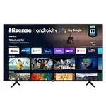Hisense 55A6G 55-Inch 4K Ultra HD Android Smart TV with Alexa Compatibility (2021 Model), Black, TV Only