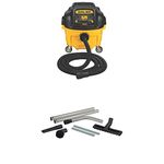 DEWALT DWV010 HEPA Dust Extractor with Automatic Filter Cleaning, 8-Gallon with DEWALT DWV2759 Dust Extractor Accessory Kit, 5 Piece