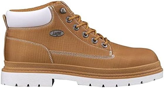 Lugz Men's Drifter Ripstop Classic Chukka Boot, Golden Wheat/White, 11