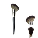 Premium Synthetic Make Up Contour Brush, Face Bronzers Brush,Blending, Buffing, Stippling Bristles, Sculpting Brushes for Liquid, Cream, Powder Cosmetic. Pro Dense, Soft Quality Brushes (Black)