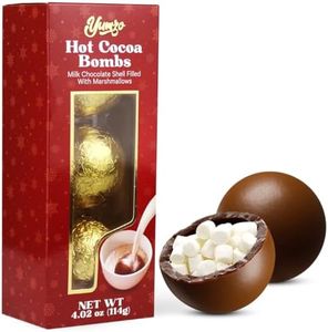 Chocolate Bombs - 3 Pack - Chocolate Bomb Filled with Mini Marshmallows and Cocoa Powder - Makes Large Hot Cocoa Bombs - Fun Party Favor.