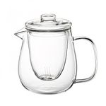 Glass Teapot Infuser for Loose Leaf Tea, with Infuser and Lid 600 ml / 20 oz - Citea