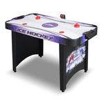 Hathaway Hat Trick Air Hockey Table (Black/Blue, 4-Feet)