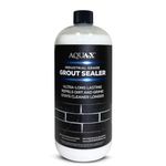 1 Qt. AQUA-X Grout Sealer | Clear Grout and Tile Sealer | Natural Finish | Professional Grade | Indoor & Outdoor | Fast Dry and Long Lasting Protection