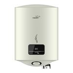 V-Guard Divino DG Geyser 10 Litre Water Heater for Home | Digital Display | 5 Star Rating | Vitreous Enamel Coating | Advanced 4 Layer Safety | Suitable for Hard Water & High-rise Building | White