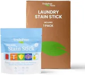 Truly Free Natural Stain Stick - Laundry Spot Remover for Clothes - Stain Remover for Food, Blood, Pet, Grass and More - Travel Size Stain Stick - Made With Saponified Coconut and Olive Oils (56g)