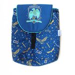 Silverlinen Official Harry Potter Ravenclaw Backpack Bag with Waterproof Lining for Kids for Boys and Girls - Blue & Gold (Size: 12x13 Inches)