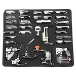 TOVOT 32PCS Sewing Machine Foot Sewing Machine Presser Feet Set Accessories for Singer Brother Sewing Machines