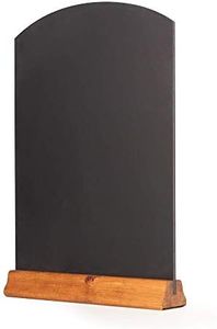 Chalkboards UK, Lavagna da Tavolo con piedistallo, Legno, Rovere Scuro, (A3), 42 x 30 x 4 cm