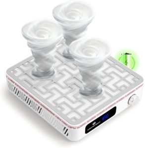 CHRISTINE SHELLY Cordless Nail Dust Collector, Professional Portable Dust Collector Nail Tech, Powerful 2400PA 19500RPM Nail Fan Vent Dust Collector Extractor with 50 Gears, Low Noise, Nail Salon