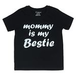 Be Awara Mommy is My Bestie Kids Half Sleeves Round Neck T- Shirt