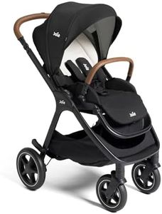 Joie Baby, kava™ 4‑in‑1 Convertible Baby Stroller, Travel System Ready, Reversible Seat, Multi‑Position Recline, One‑Hand Fold & Detachable Crossbody Bag (Shale)