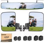 10L0L Newest Golf Cart Mirror Sets 
