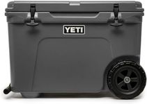 YETI Tundra Wheeled Hard Cooler, Charcoal, Haul