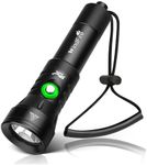 WINDFIRE Dive Lights Scuba Diving Flashlight, 6000LM Underwater Flashlight, IPX8 Waterproof Flashlight with Power Indicator, 4 Modes Dive Torch with Rechargeable Battery for Night Diving