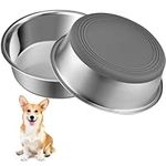 Stainless Steel Dog Bowl Set Metal 