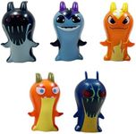 SLUGTERRA Mini Collectible Figurines, Includes 5 Figures Featured in Epic Series, Toy for Kids & Teens, 5-Pack