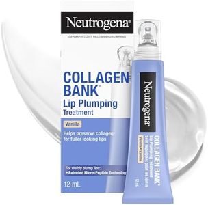 Neutrogena Collagen Bank Lip Plumping Treatment (Vanilla), Volumizing Technology, helps increase the look of lip fullness, 14 mL