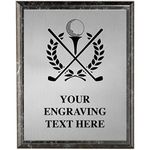 Crown Awards Golf Plaques, Personalized Golf Course Trophy Plaque Award, Great Custom Engraved Golfing Gifts Prime
