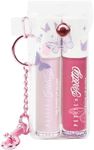 Petite 'N Pretty So Dreamy 10K Shine Lip Gloss Duo—Makeup for Girls, Kids, Tweens, Teens—High Shine, Lightweight, Made in the USA (First Freeze and Rosy Dreams)—Limited Edition