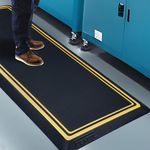 FEATOL Standing Mat Anti Fatigue for Work 2 Packs, Ergonomic Commercial Cushioned Floor Mat, Standing Work Mats Industrial, 20" x 59" Safety Mat for Leg & Back Pain