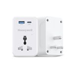 Honeywell 3 Out Surge Cube, Spike Guard, 1 Outlet, PD20W & USB A Port, 7500Amp, Charge On The Go, Device Secure Warranty, Automatic Overload Protection, 3 Years Manufacturer Warranty