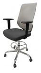 Malhotra System Office Riviera Drafting Chair, Black