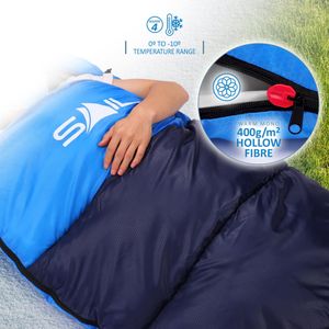 SAIL XL Sleeping Bag – Blue, Extra Large, Lightweight Camping Gear