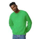 Gildan Adult Fleece Crewneck Sweatshirt, Style G18000, Irish Green, Large