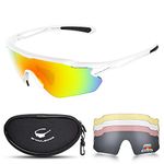 Cycling Glasses UV400 Protection Polarized Sports Sunglasses for Driving Golf