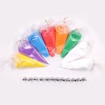 BoFUN Whipped Cream Clay Glue DIY Making Art Craft Kit with Icing Piping Tips for Handmade Phone Case Mirror Jewelry Accessories Homemade Decoration (Blue/Red/White)