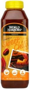 World Harbors Sweet Chili Sauce and Marinade - Thai Sweet Chili Sauce, Ideal for Chicken Wings, Seafood, Grilled Meats, Salads, Stir-Fries, Sweet Chili Sauce Asian, Dipping Sauce 16 oz (Pack of 1)