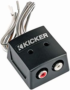 Kicker KISLOC 2-Channel K-Series Speaker Cable to RCA Adapter with Line Out Converter