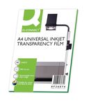 Q-Connect Inkjet Over Head Projector Film (Pack of 50)