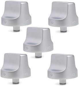 BlueStars W11239985 W10850015 Stove Knob Replacement - Compatible with Whirlpool WFG550S0HZ0, WFG550S0LV1, WFG525S0HV1, WFG535S0JV0, WFG550S0HV0, WFG525S0JZ0, WFG550S0HV3 - Replaces W11032553 4845290