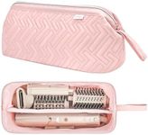 Leudes Hair Tools Travel Bag for Shark Flexstyle Carrying Case Portable Shark Hair Air Wrap Dryer Case Waterproof Dustproof Flat Curling Iron Travel Organizer (Pink)