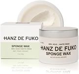 Hanz de Fuko Sponge Wax – Premium Men’s Hair Styling Paste – Medium Hold, Matte Finish– Certified Organic Ingredients - 56g