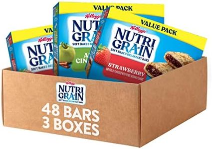 Nutri-Grain Soft Baked Breakfast Bars, Kids Snacks, Whole Grain, Value Pack, Variety Pack (3 Boxes, 48 Bars)