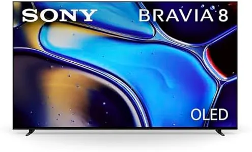 Sony BRAVIA 8 Smart Google TV OLED, 4k OLED TV with Pure Black OLED Contrast, Billions of Real-World Colors, Powerful Processing, Studio Calibrated Picture, Action Without Blur, TV 55 Inch