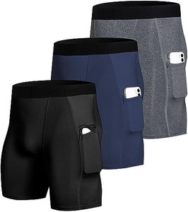 SPVISE Compression Shorts Men Spandex Sport Shorts Athletic Workout Running Leggings Shorts Performance Baselayer Underwear