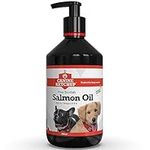 Pure Scottish Salmon Oil for Dogs UK - 500ml | 100% Pure Dog Salmon Oil - Natural Omega 3, 6 & 9 Fish Oil for Dogs | Dog Supplements - Omega 3 Fish Oil for Dogs | Canine Ketchup