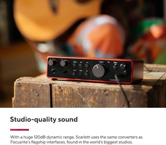Focusrite Scarlett 2i2 Studio Bundle – USB Audio Interface Recording Kit