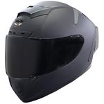 Steelbird SA-2 7Wings Super Aeronautics Full Face Helmet Fitted with Clear Visor and Extra Smoke Visor